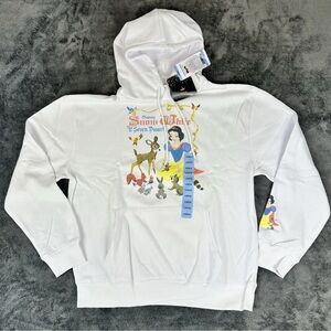 Disney Snow White Hoodie Size Large Kangaroo Pocket Drawstring New With Tags